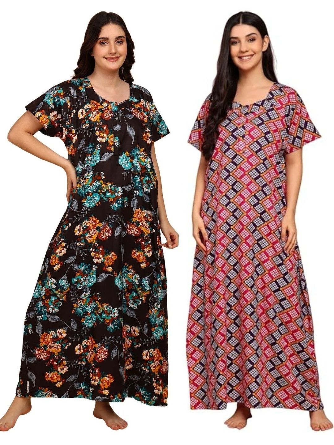 YUKATA Printed Maxi Nightdress-picture-14