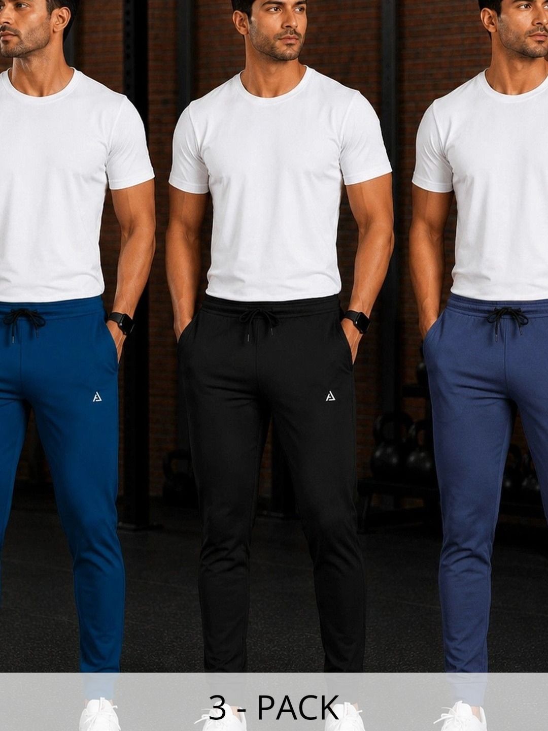 AVOLT Men Pack of 3 Regular Fit Training Joggers-picture-21