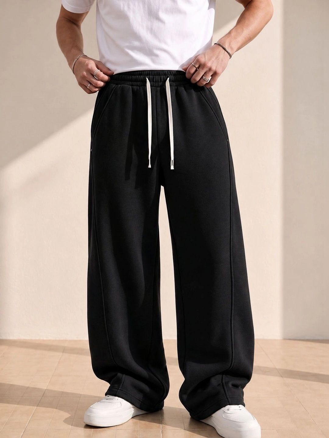 The Modern Soul Men Baggy Training Track Pants-picture-15