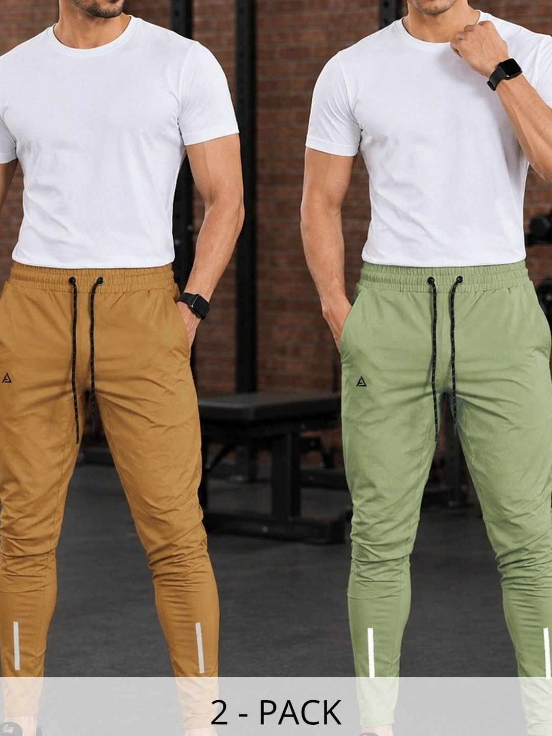 AVOLT Men Pack of 2 Regular Fit Training Joggers-picture-31