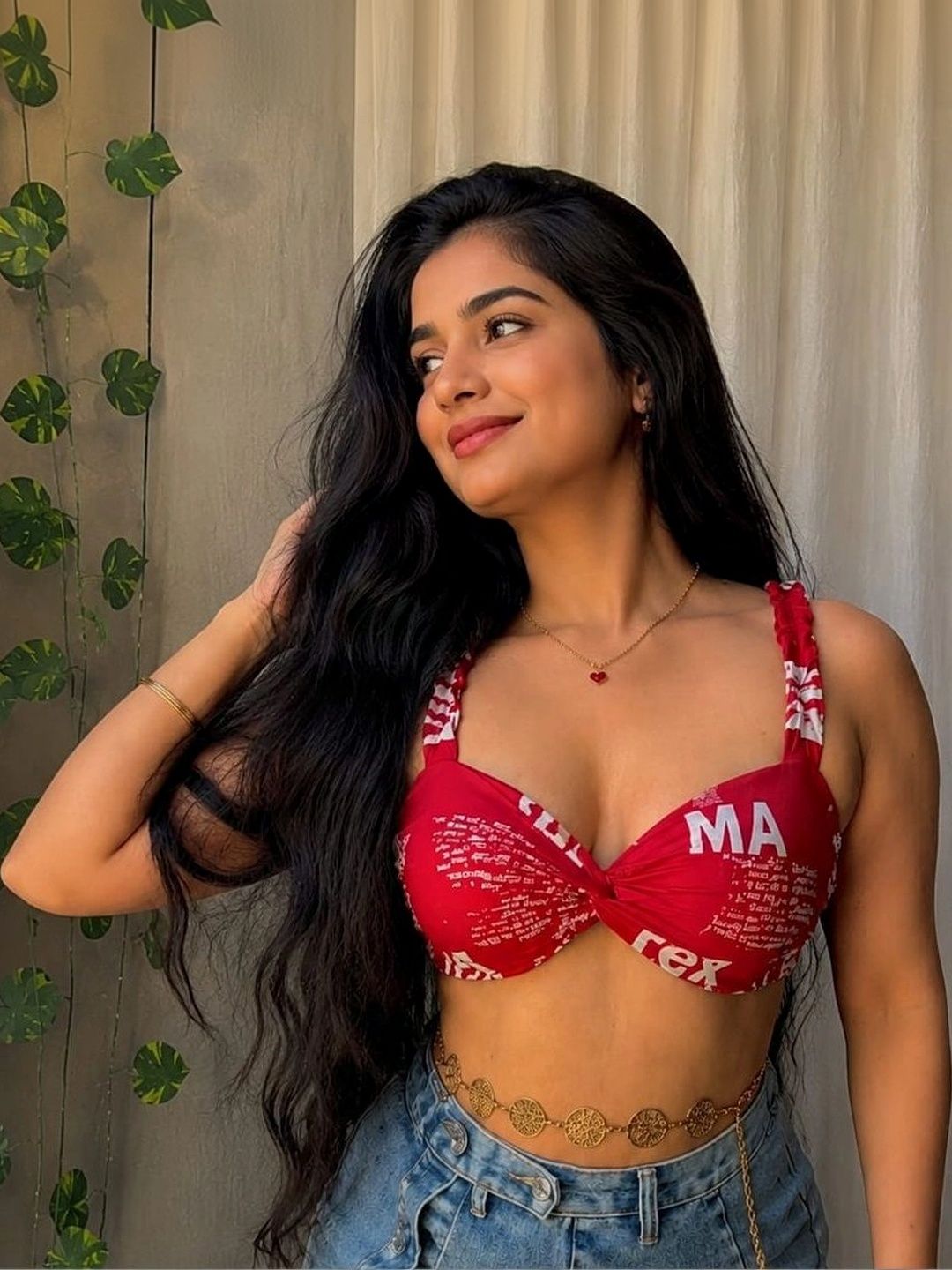 BAVLA Print Sweetheart Neck Bralette Top-picture-38