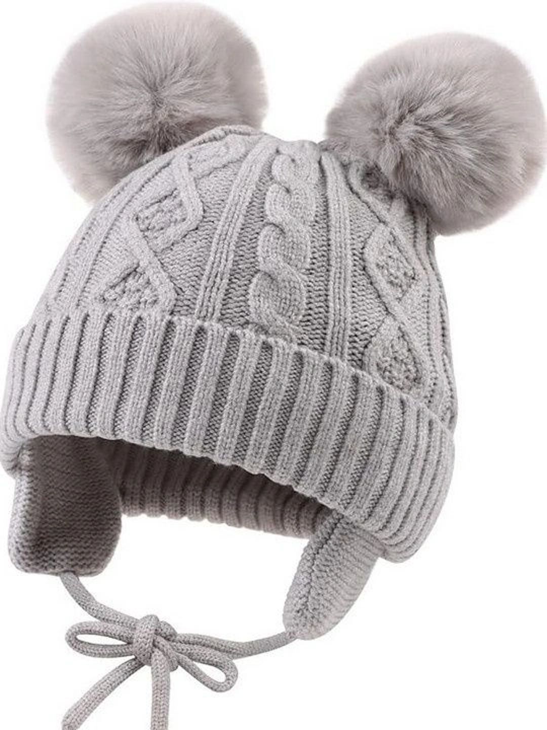 Gajraj Unisex Kids Woollen Beanie-image-49