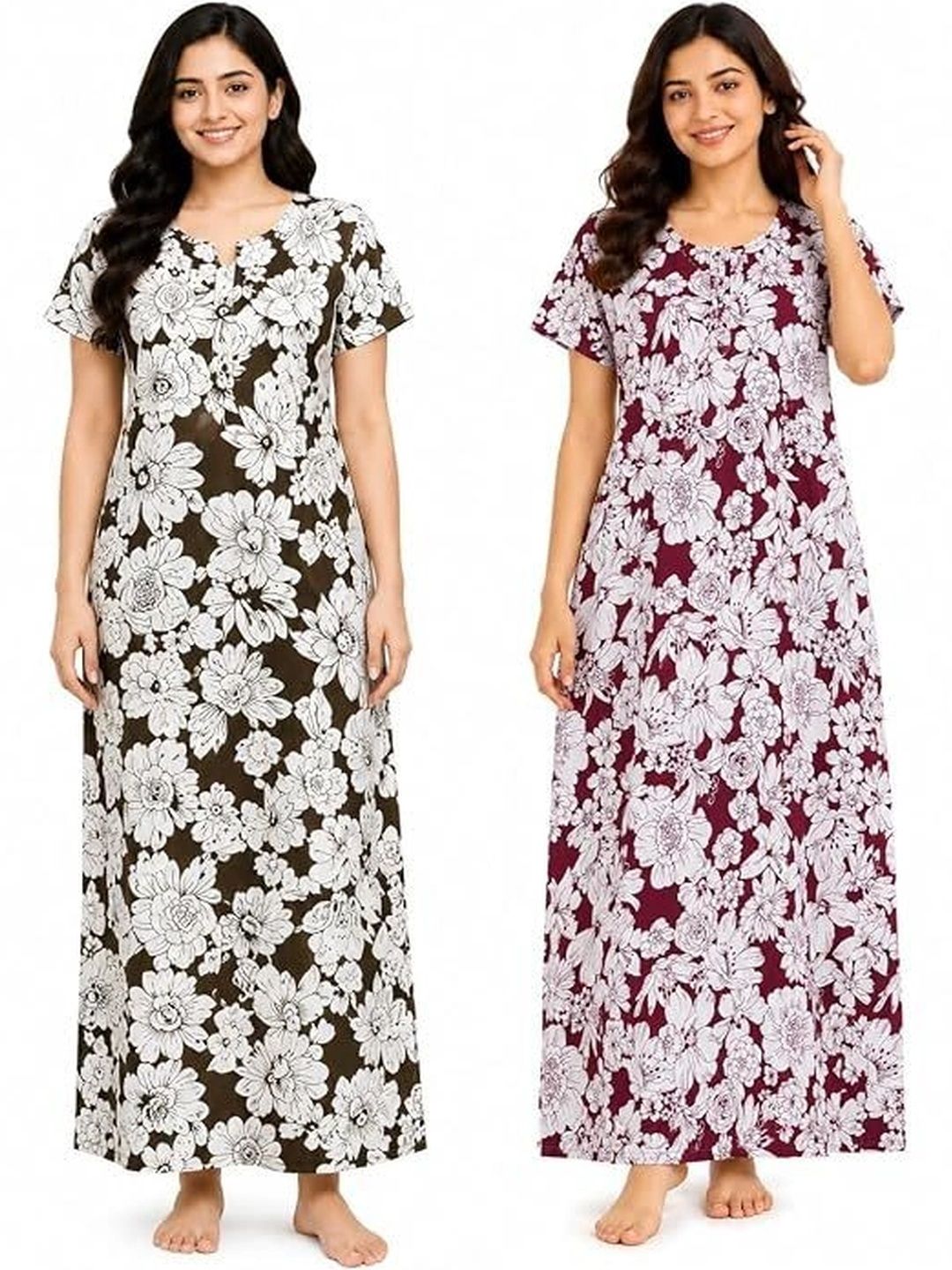 YUKATA Printed Maxi Nightdress-picture-39