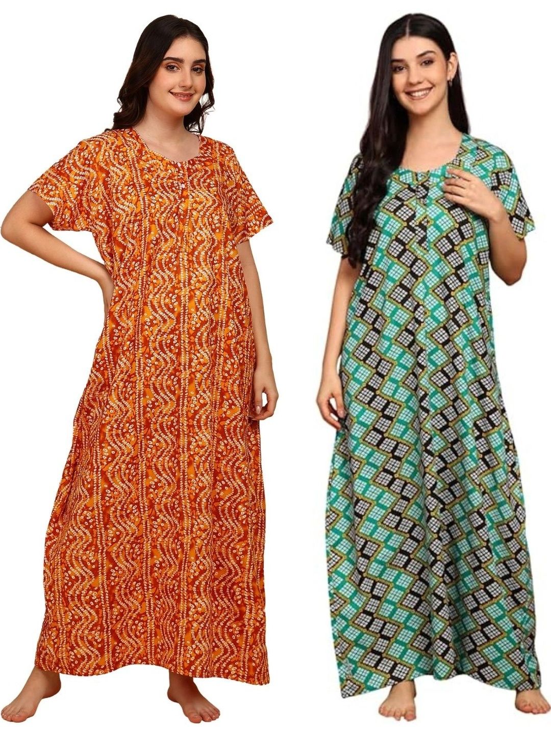 YUKATA Printed Maxi Nightdress-picture-48