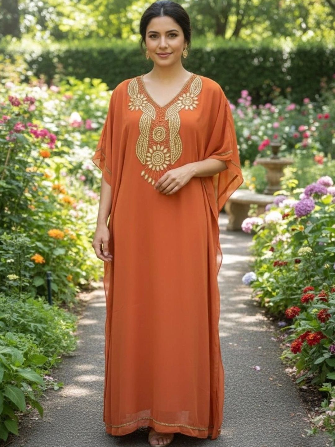 THE HOUSE OF THREADS Women Ethnic Embroidered Longline Shrug-picture-32