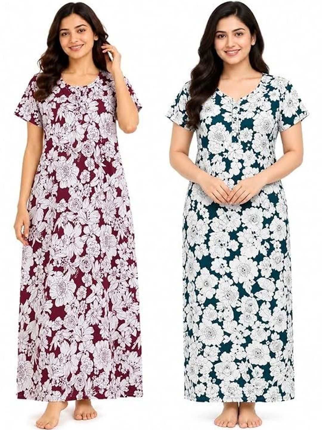 YUKATA Printed Maxi Nightdress-picture-29