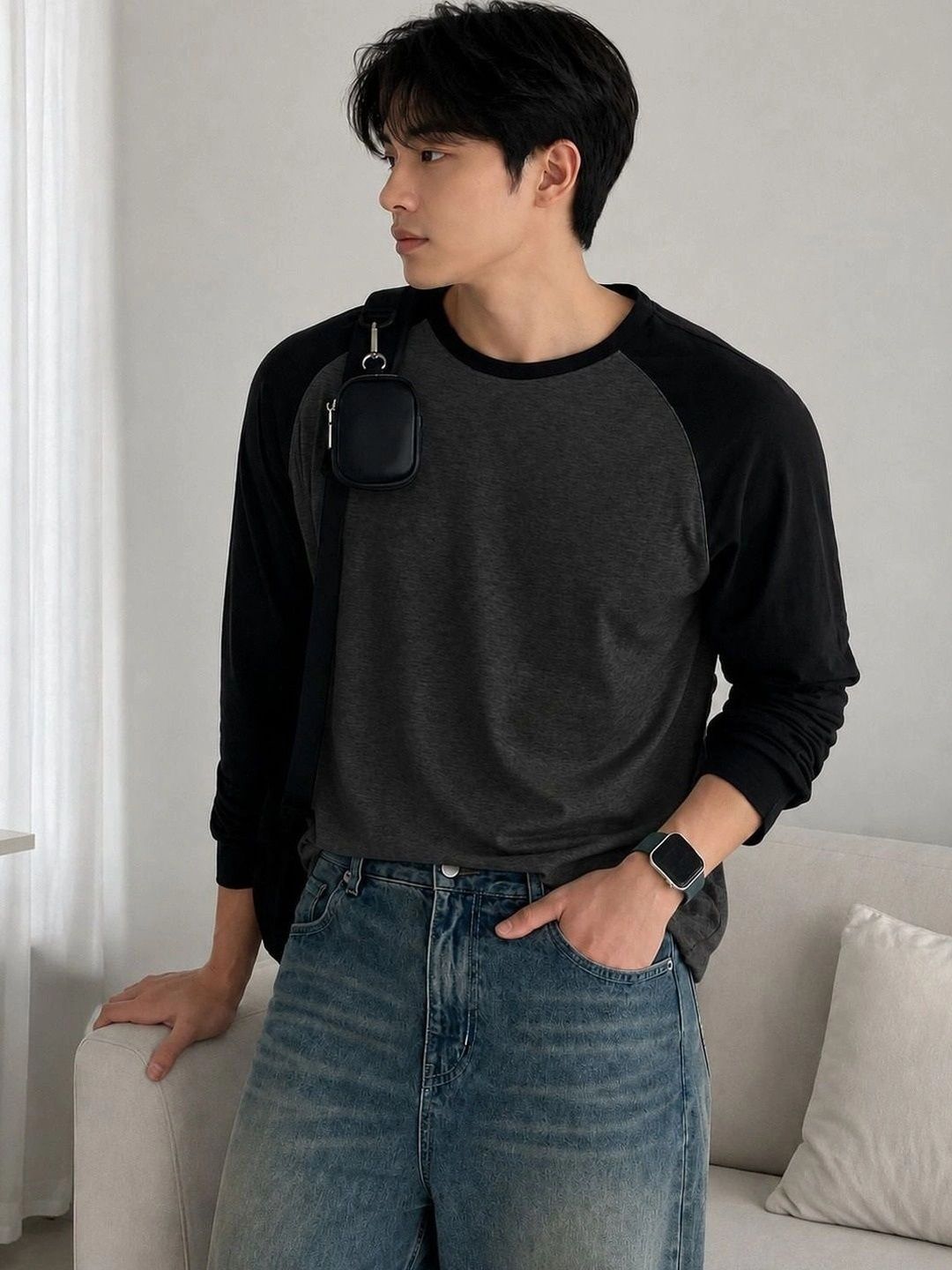 Nyuli Men Colourblocked T-shirt-picture-23