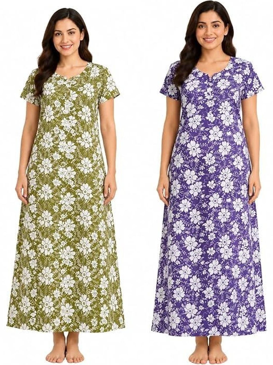 YUKATA Printed Maxi Nightdress-picture-30