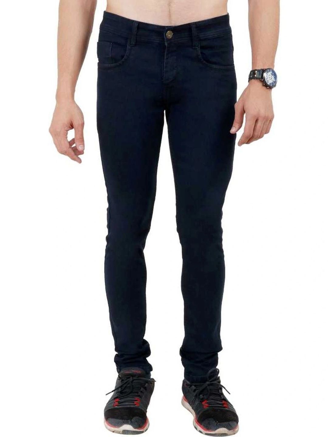 MASTERLY WEFT Men Slim Fit Mid-Rise Stretchable Jeans-picture-42