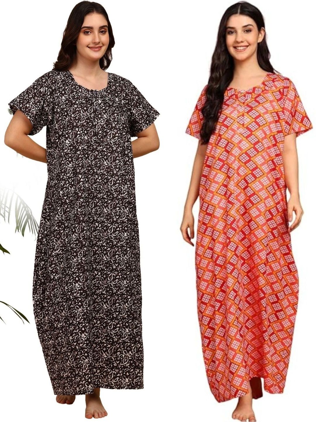 KBNBJ Printed Maxi Nightdress-picture-24