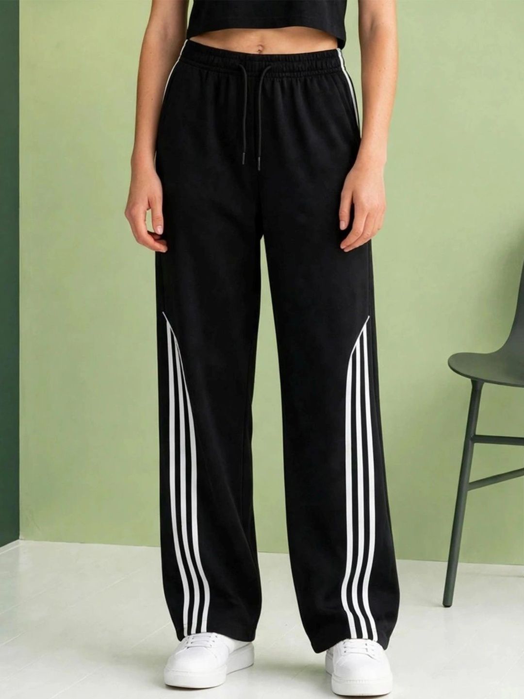 Metronaut Women Striped Classic Trousers-picture-43