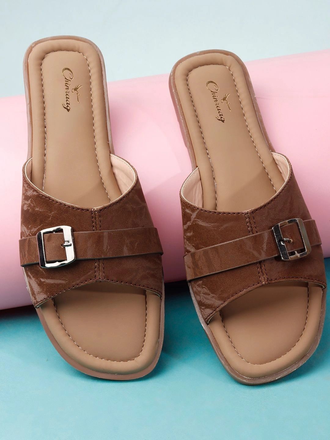 CHINRAAG Flatform Sandals with Buckles-picture-37
