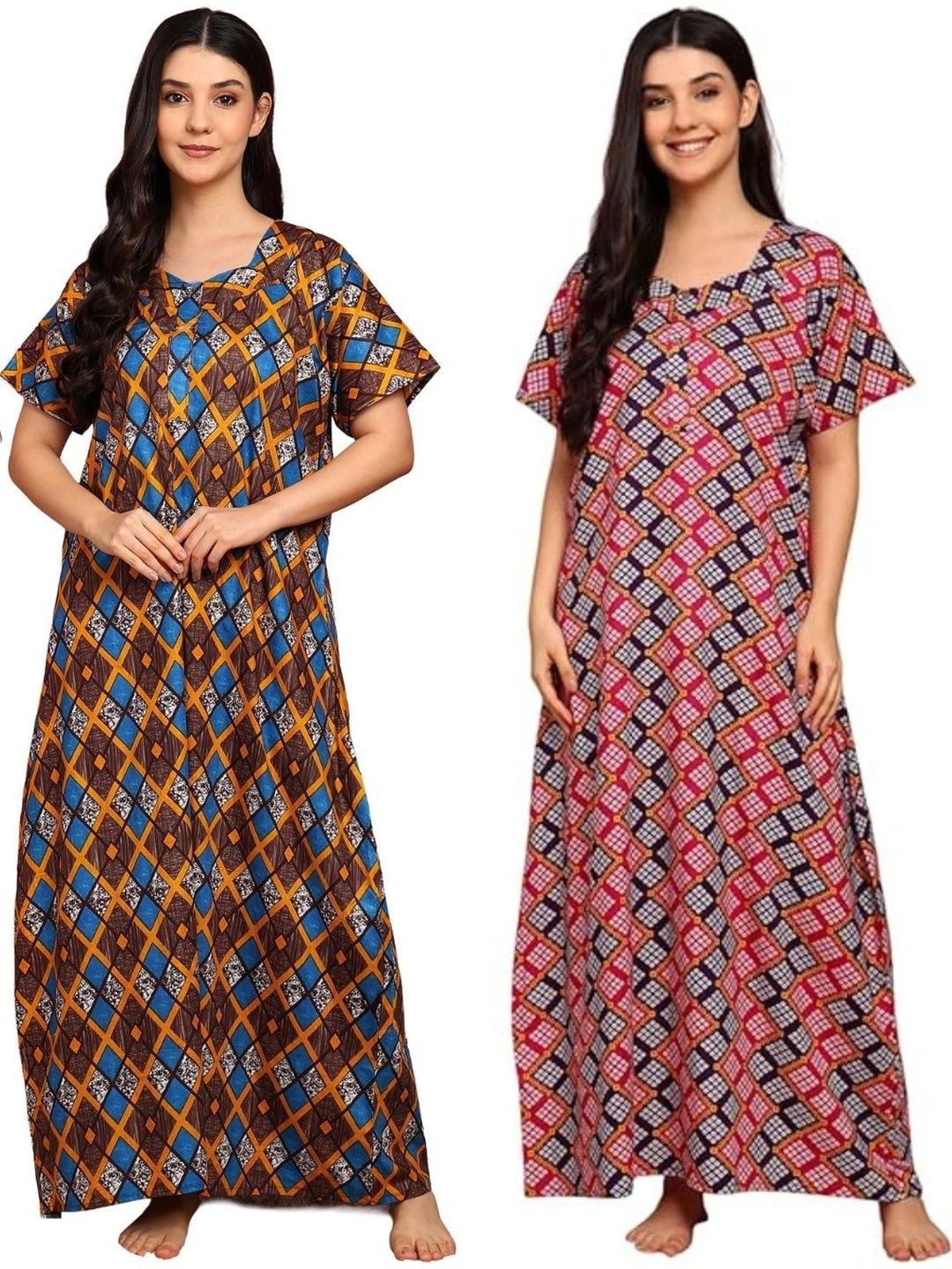 KBNBJ Printed Maxi Nightdress-picture-21