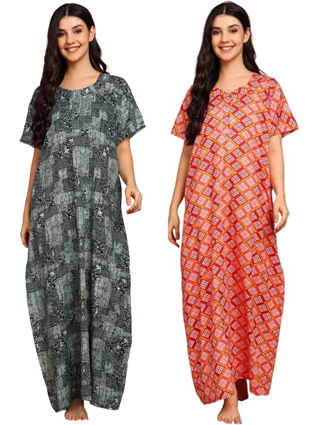 YUKATA Printed Maxi Nightdress-picture-53