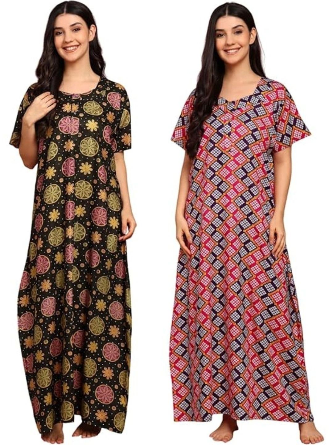 KBNBJ Printed Maxi Nightdress-picture-17