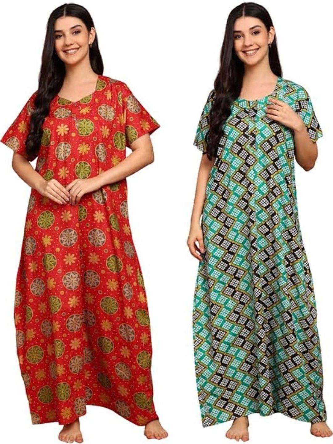 YUKATA Printed Maxi Nightdress-picture-29