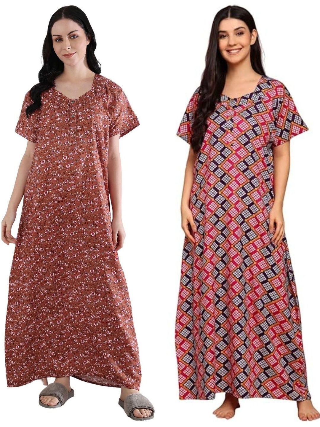 YUKATA Printed Maxi Nightdress-picture-58