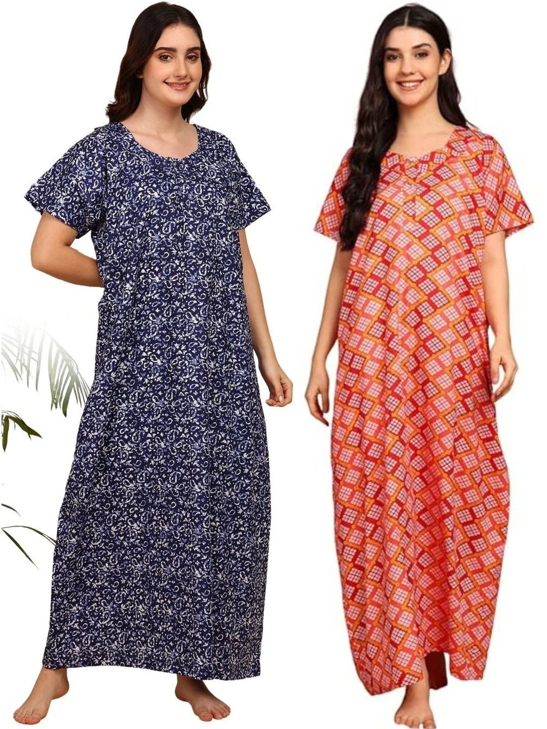 KBNBJ Printed Maxi Nightdress-picture-28