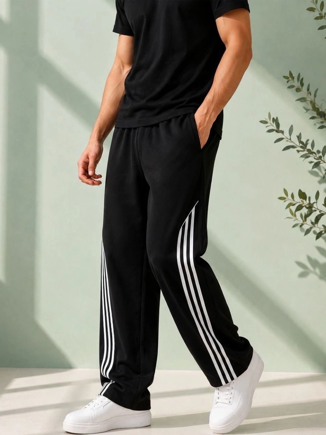 HERE&NOW Men Classic Easy Wash Trousers-picture-42