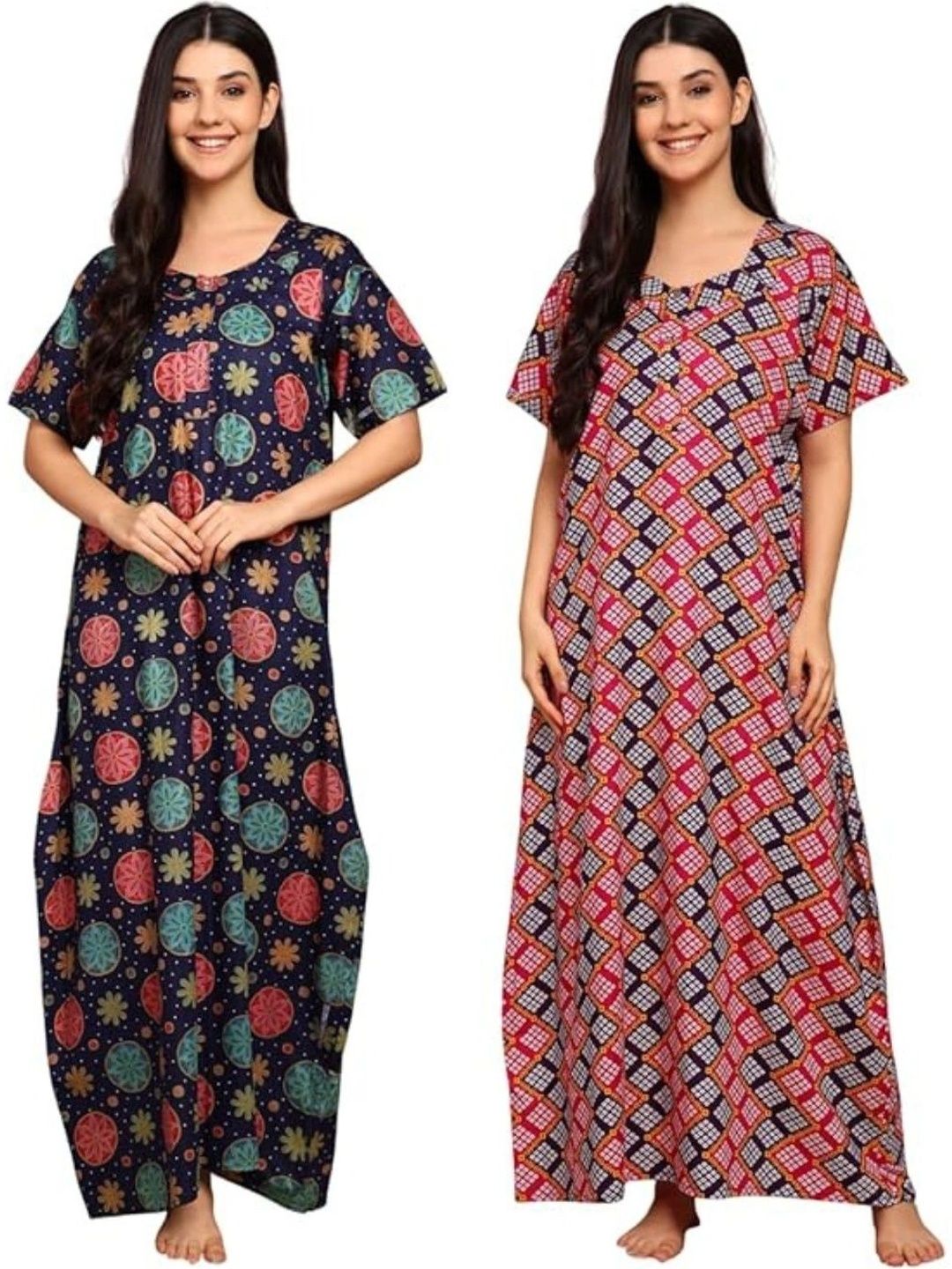 KBNBJ Printed Maxi Nightdress-picture-22