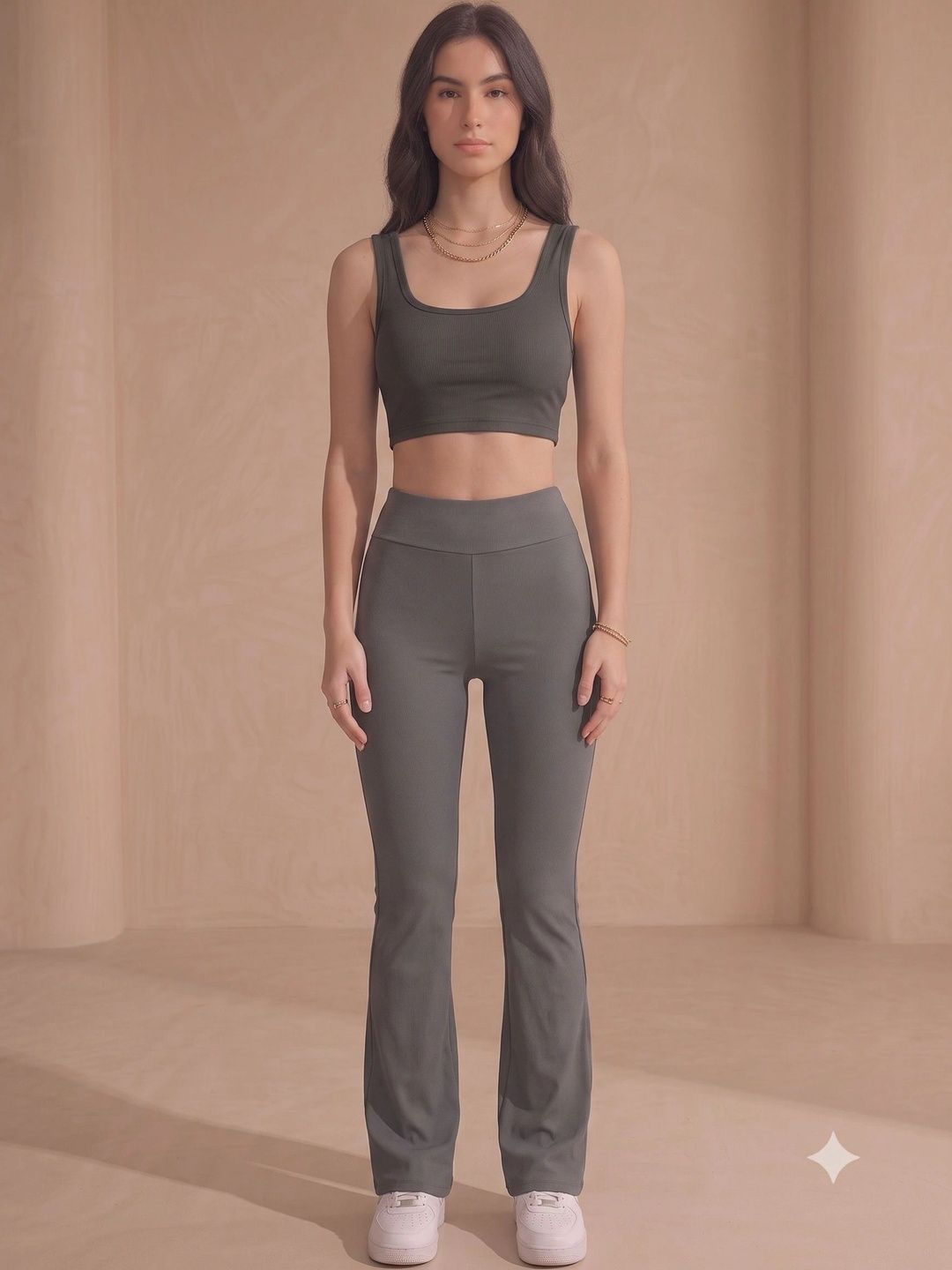 LYNO Women Flared Rapid-Dry Training Track Pants-image-35