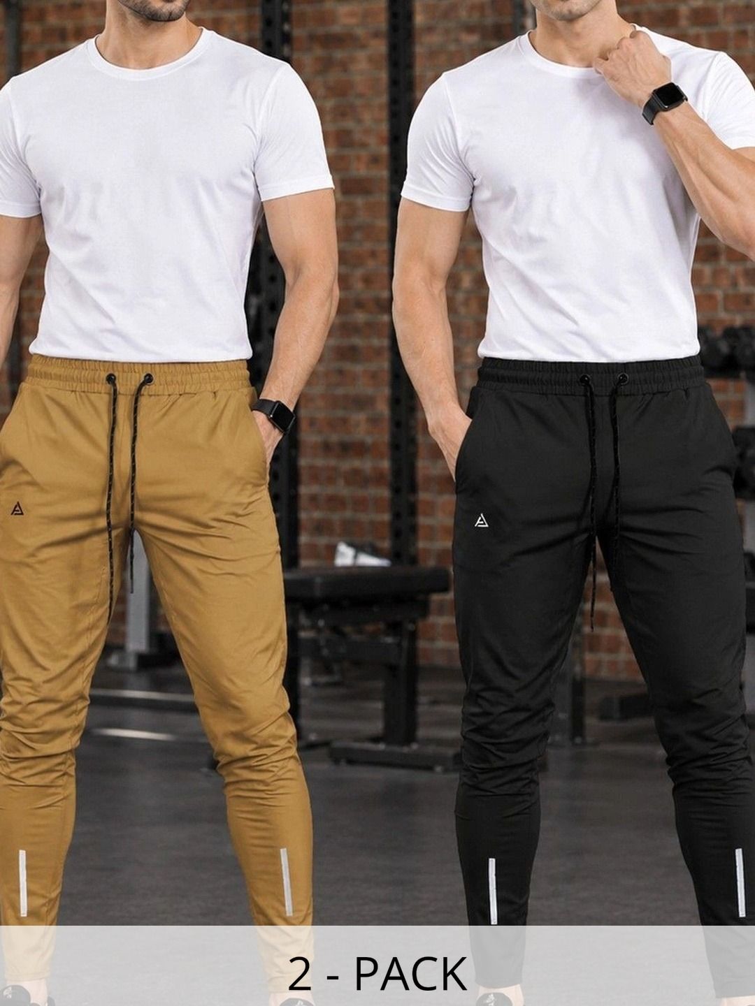 AVOLT Men Pack of 2 Regular Fit Training Joggers-picture-35