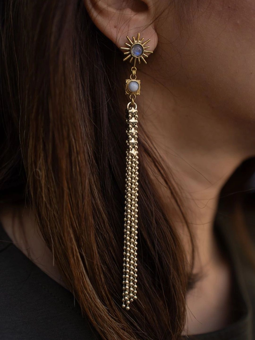 Soul Works Geometric Drop Earrings-picture-28