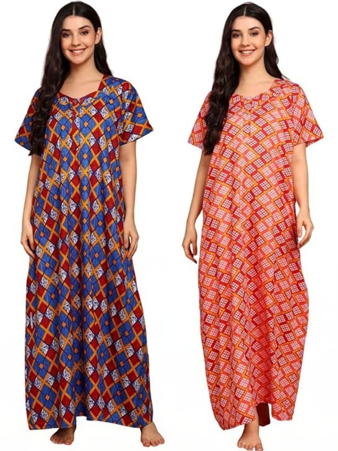 YUKATA Printed Maxi Nightdress-picture-5