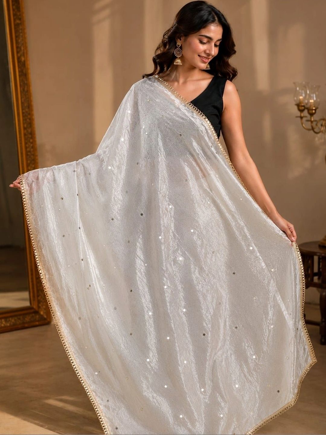 Karthav Fashion Dupatta with Sequinned-picture-13