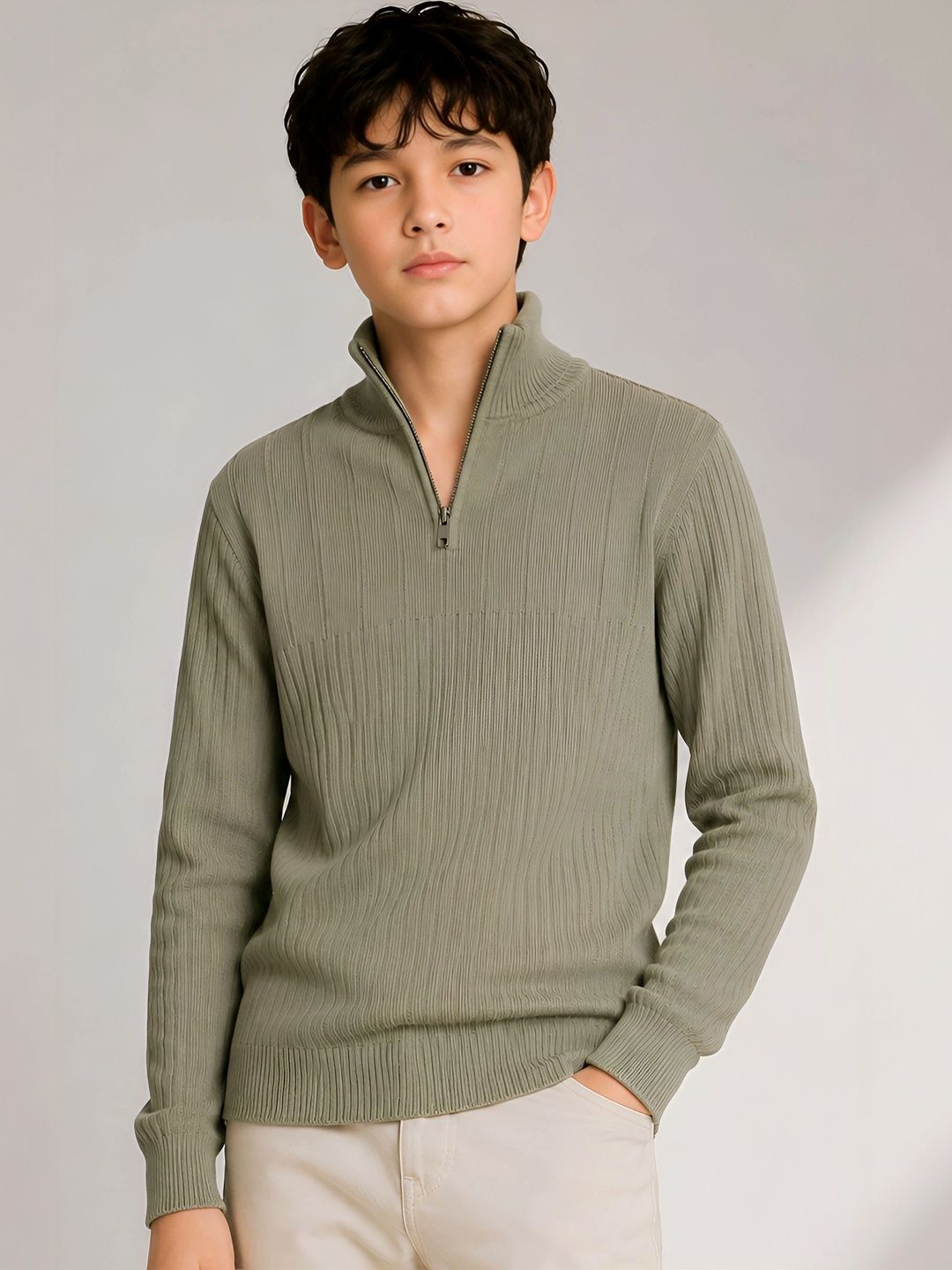 CLOTHIFY Boys Ribbed Pullover-picture-10
