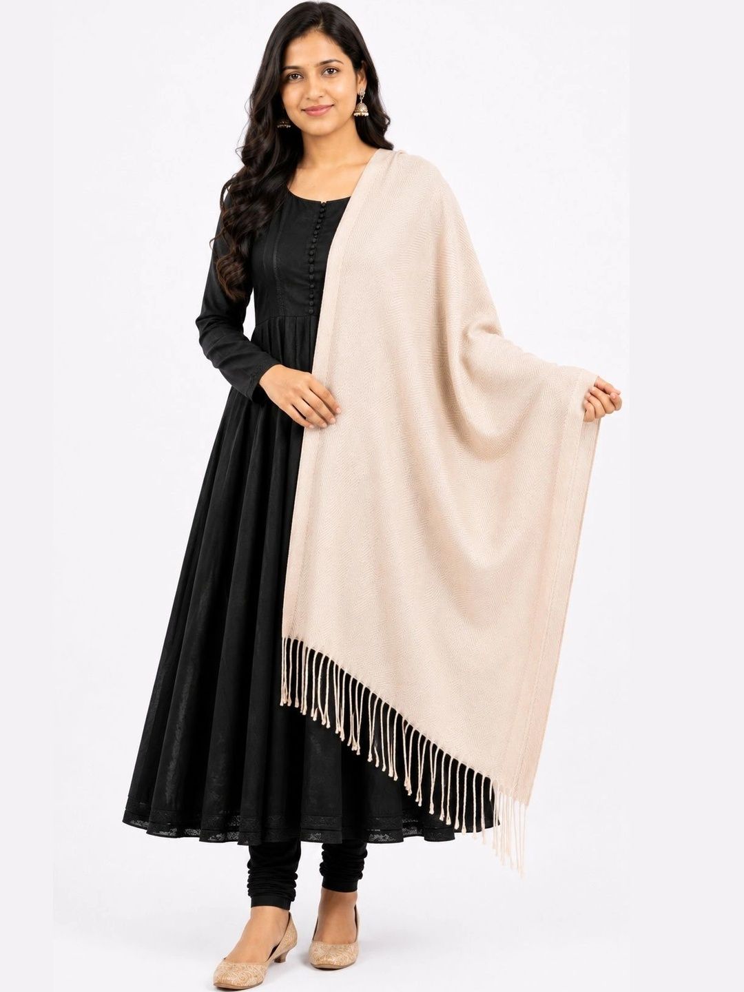 Life And Style Women Woven Design Shawl-picture-49