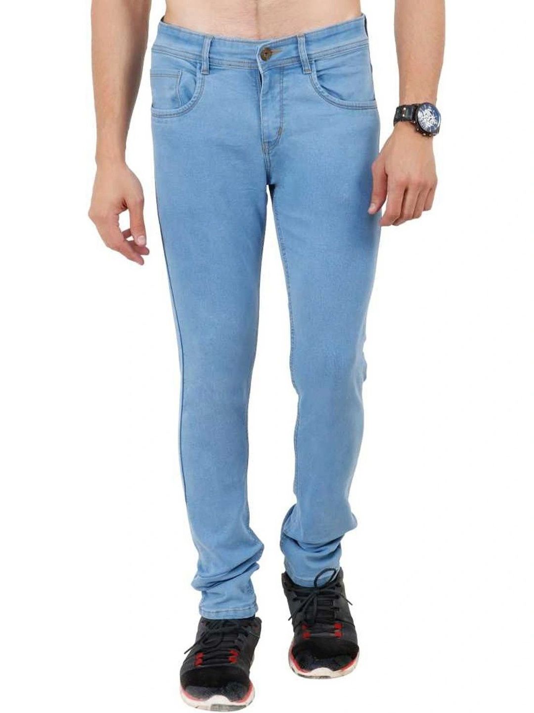 MASTERLY WEFT Men Slim Fit Mid-Rise Stretchable Jeans-picture-25