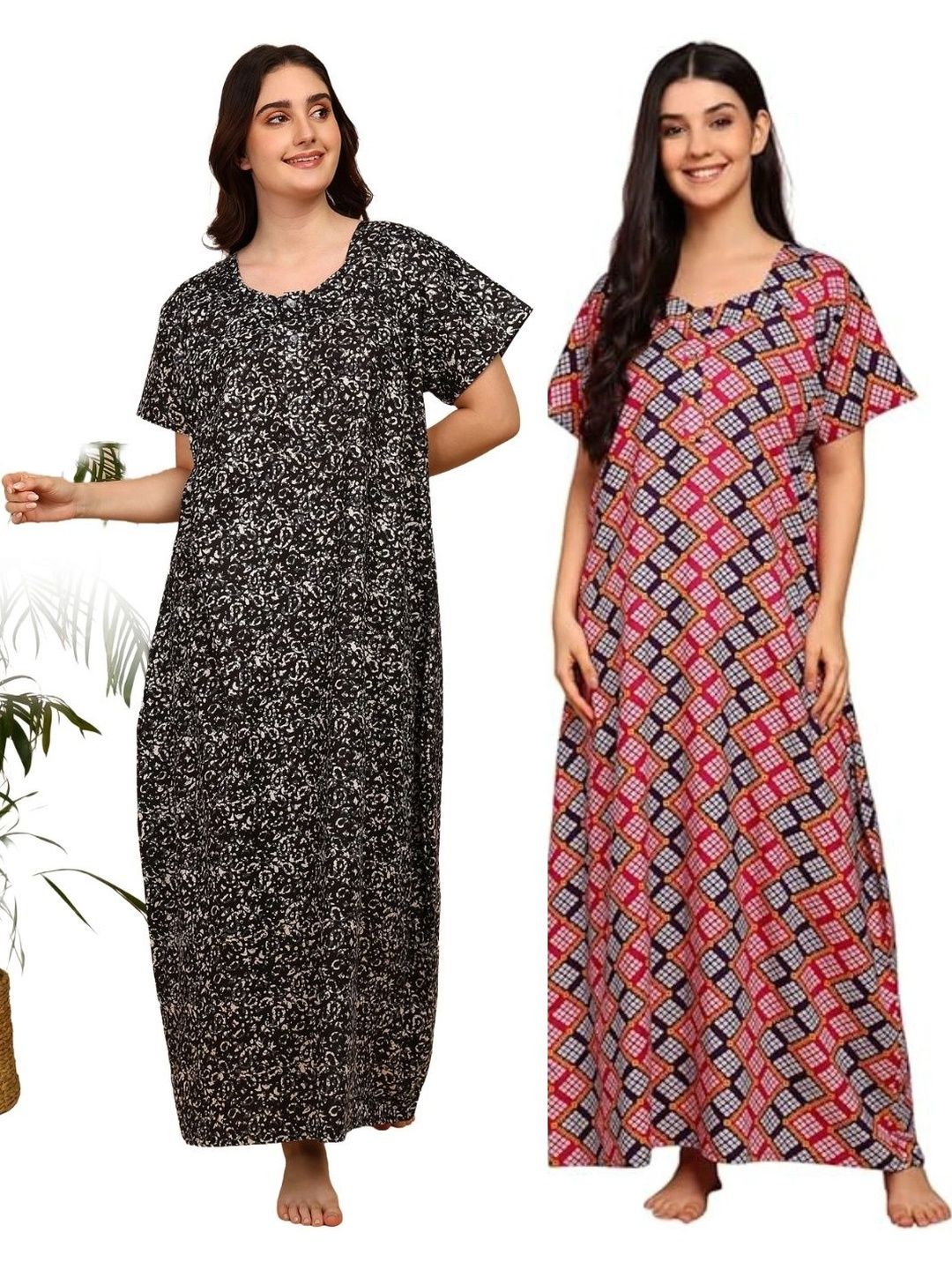 YUKATA Printed Maxi Nightdress-picture-25