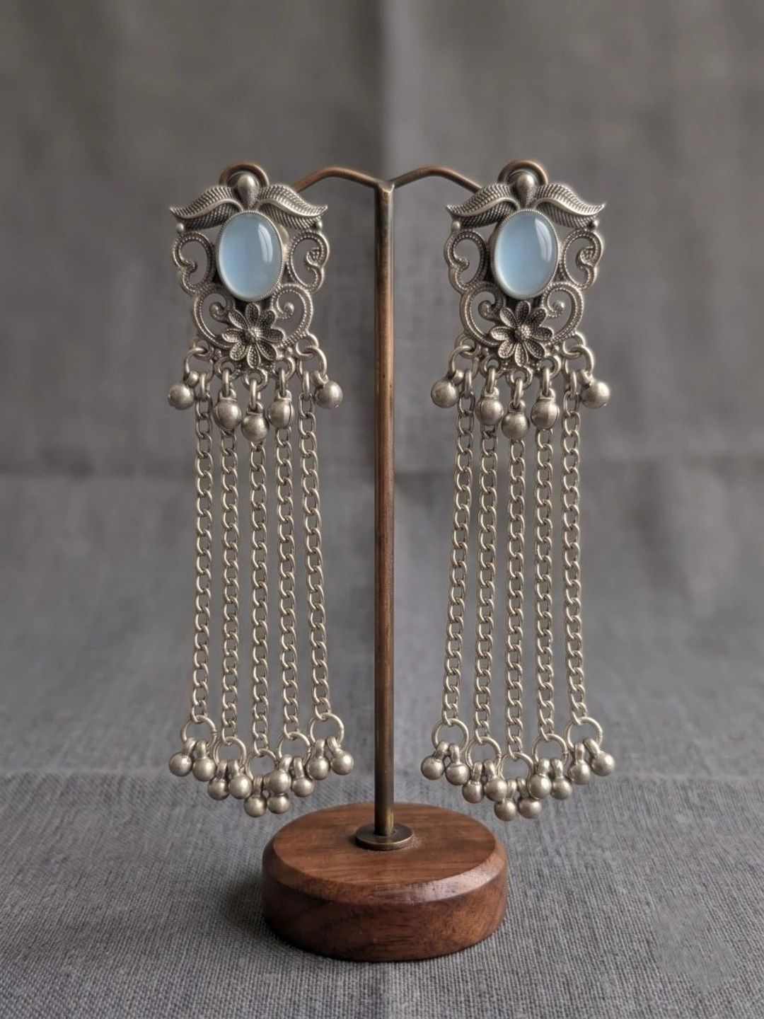 DIVASTRI Floral Drop Earrings-picture-21