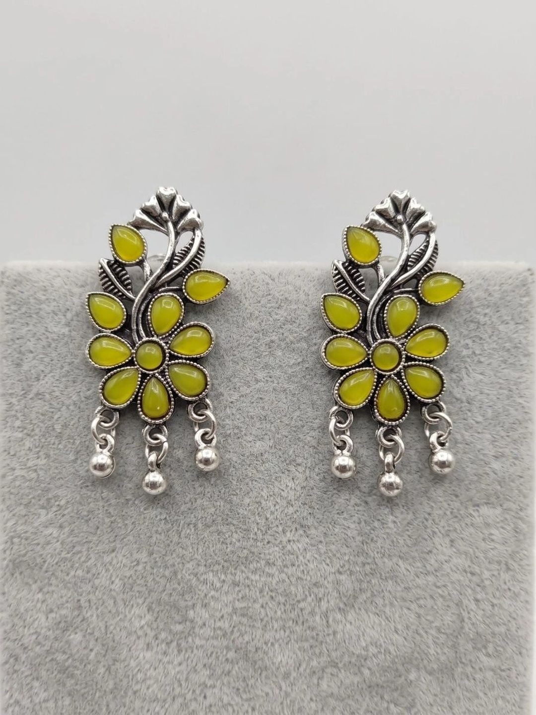 DIVASTRI Floral Drop Earrings-picture-25