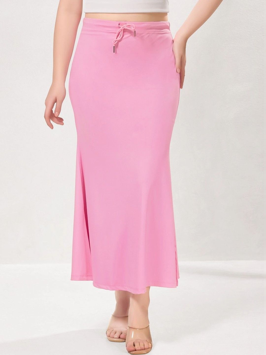 VAMAS - THE DESIGNER BLOUSES VAMAS - THE DESIGNER BLOUSES Pink Women 220GSM Stretchable Mermaid Saree Shapewear