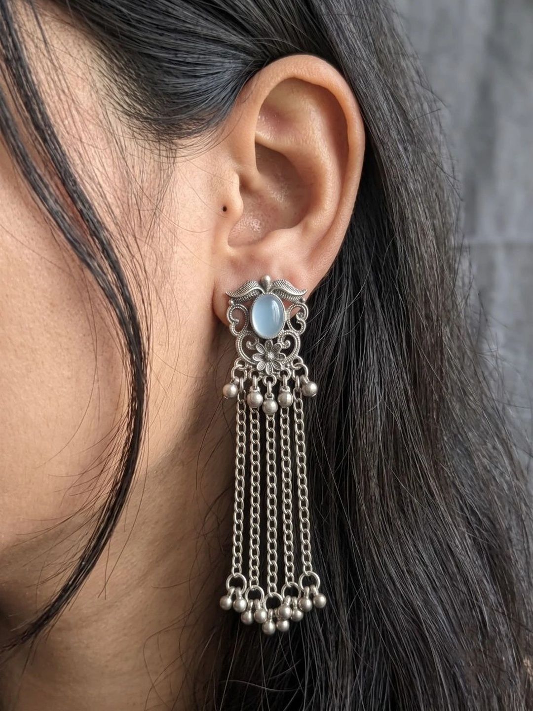 DIVASTRI Geometric Drop Earrings-picture-30