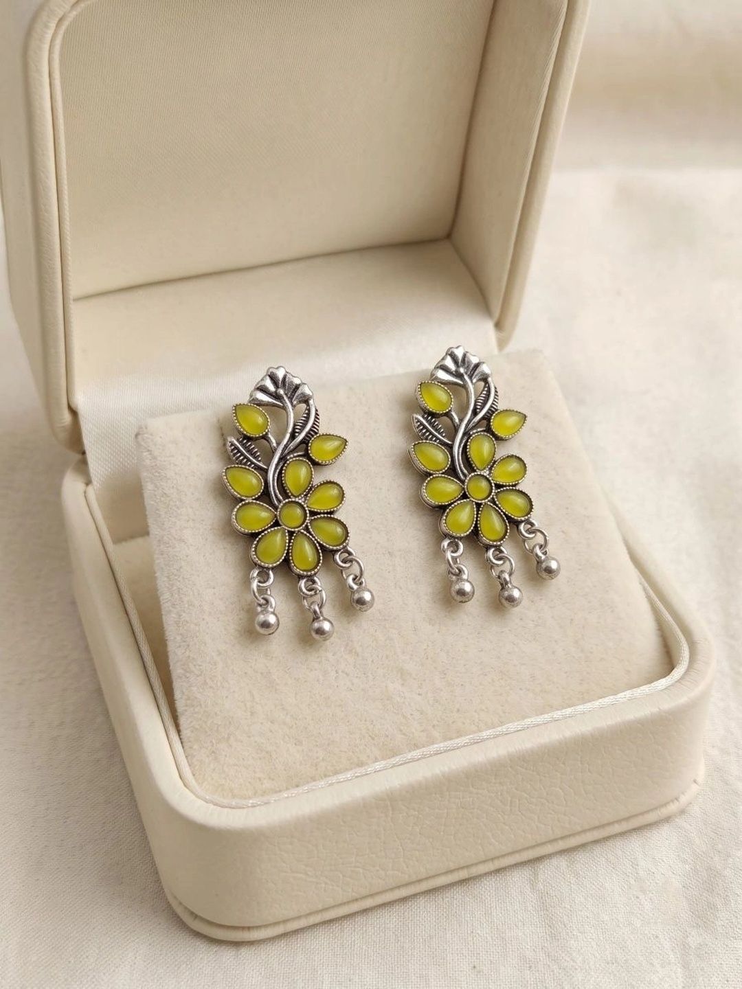 DIVASTRI Floral Drop Earrings-picture-32