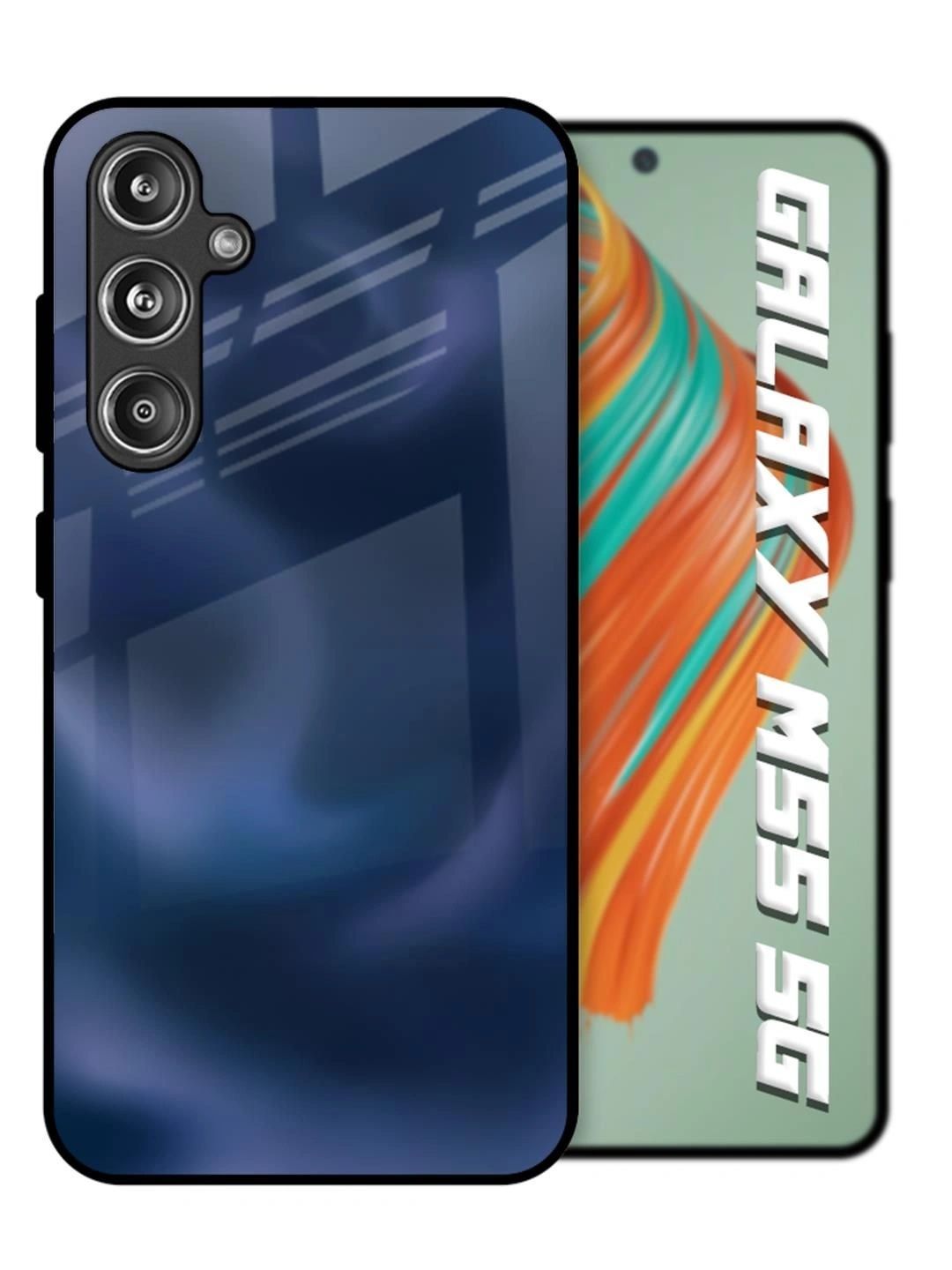QRIOH Abstract Printed Samsung Galaxy M55 5G Back Case Mobile Accessories-picture-40