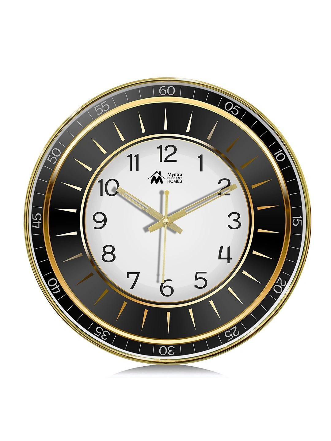 Myntra Elegant Homes Multicoloured & Multicoloured Wall Clock-picture-38