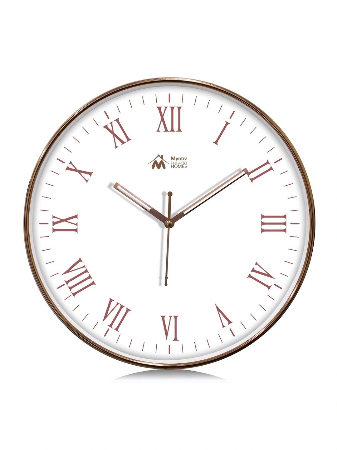 Myntra Elegant Homes Multicoloured & Multicoloured Wall Clock-picture-26