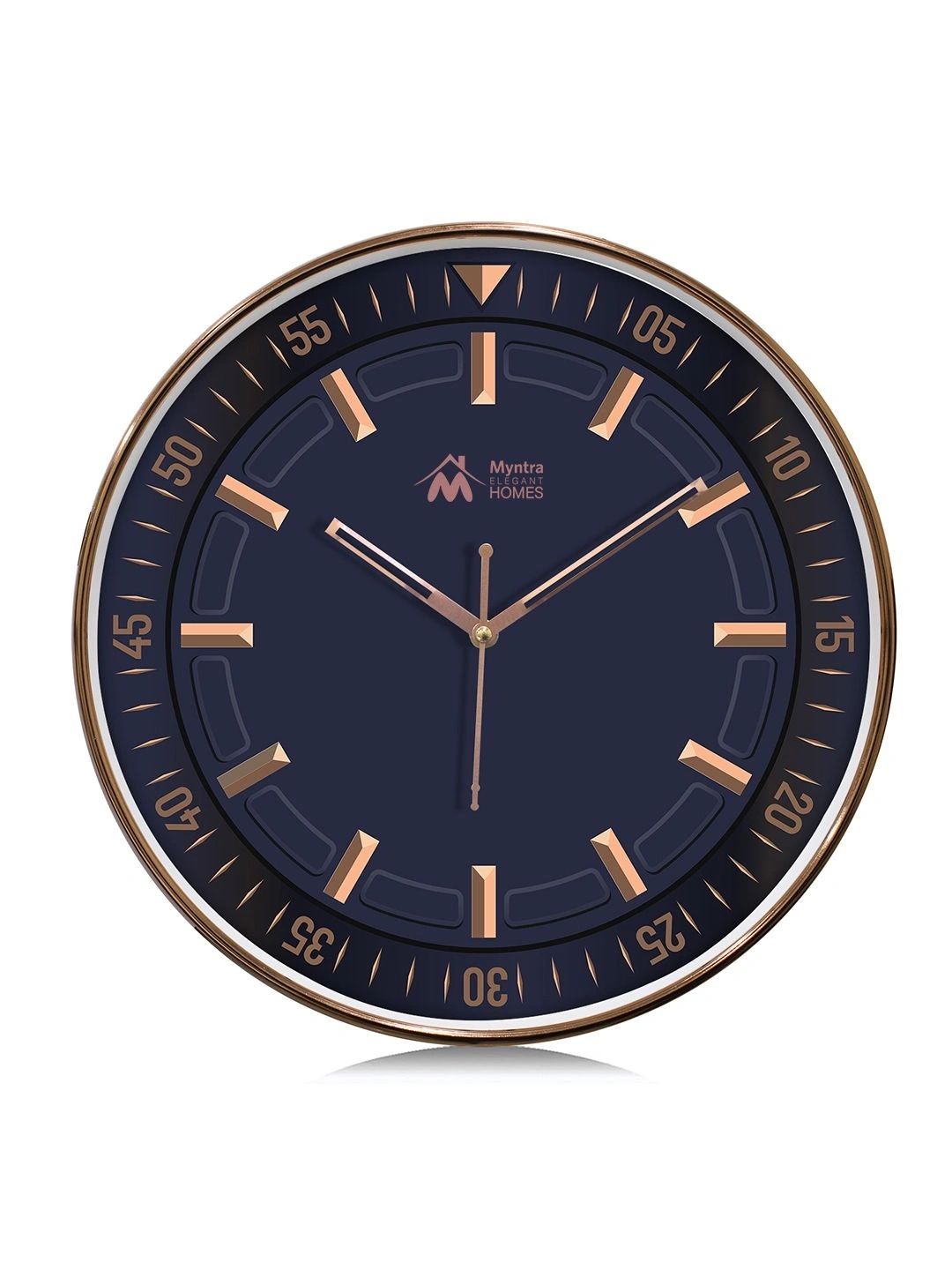 Myntra Elegant Homes Multicoloured & Multicoloured Wall Clock-picture-29