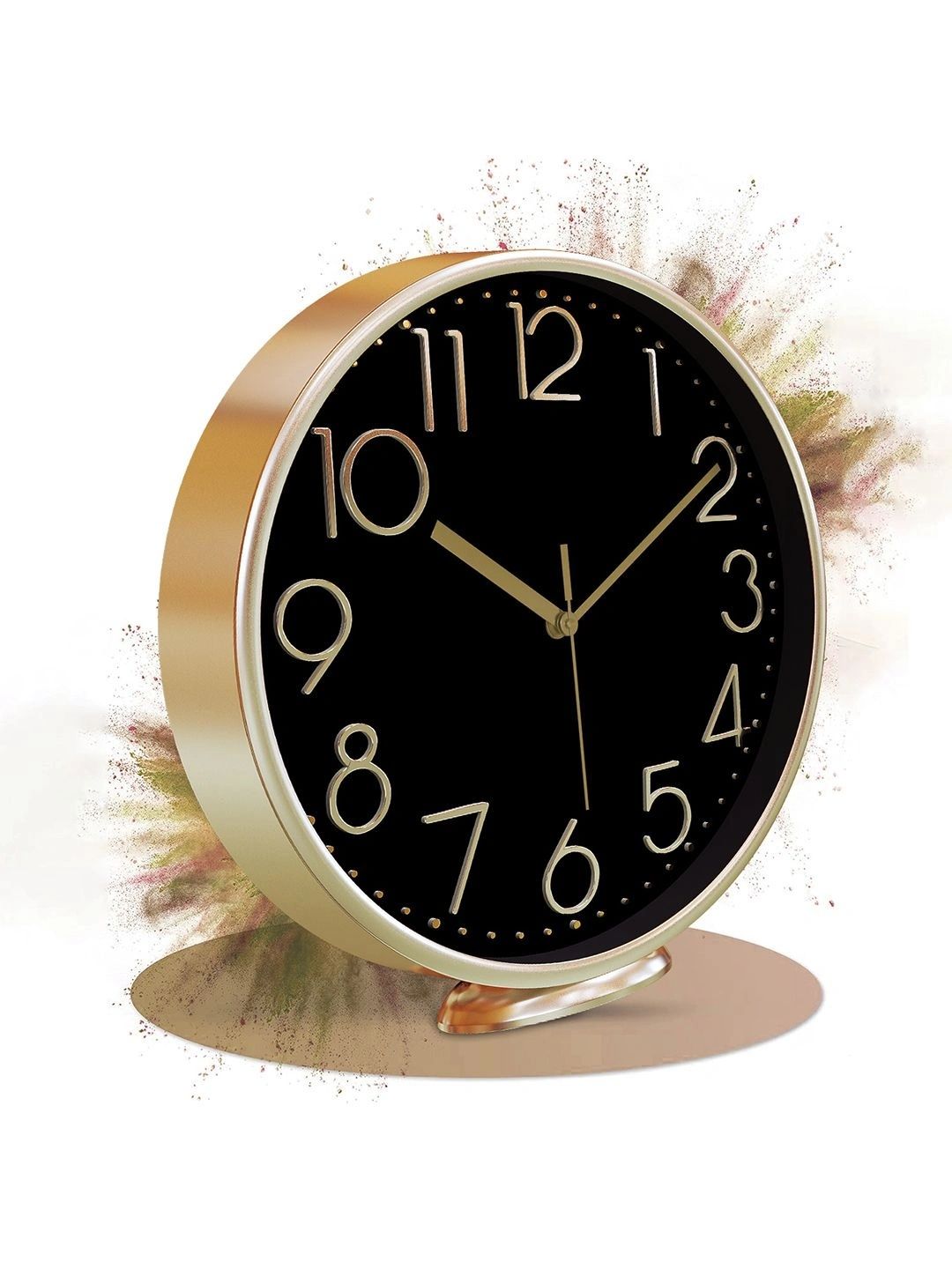 Myntra Elegant Homes Multicoloured & Multicoloured Table Clock-picture-33