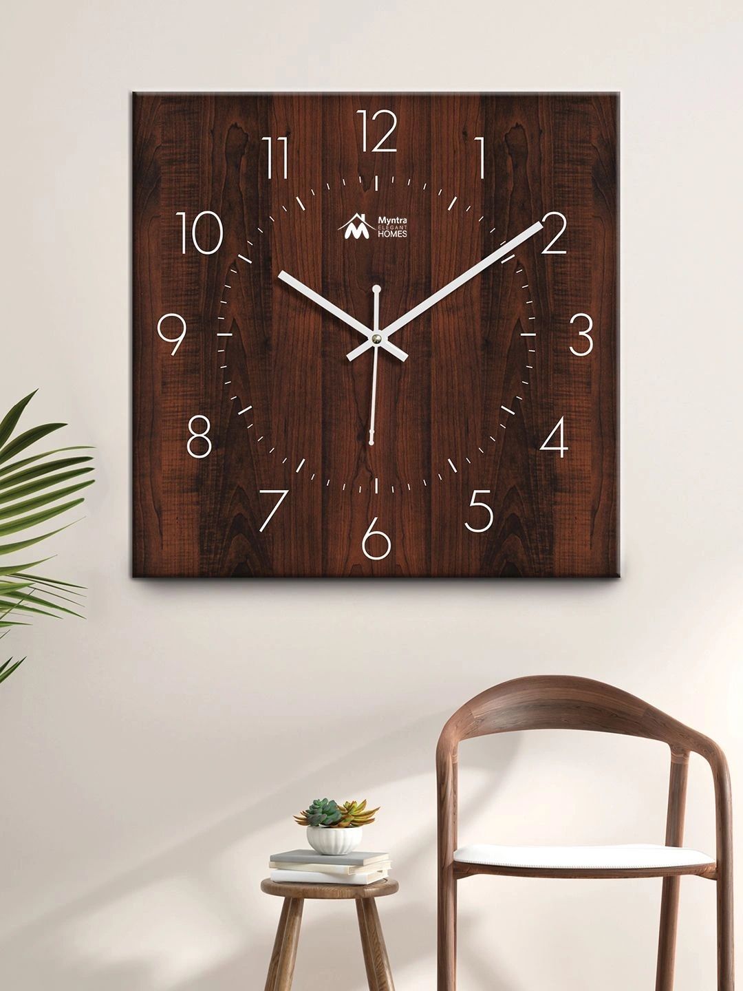 Myntra Elegant Homes Multicoloured & Multicoloured Printed Wall Clock-picture-35