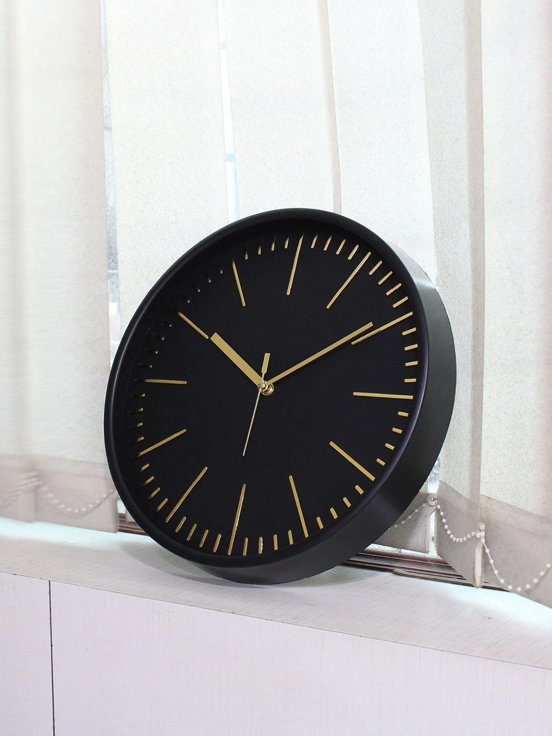 Myntra Elegant Homes Multicoloured & Multicoloured Wall Clock-picture-28