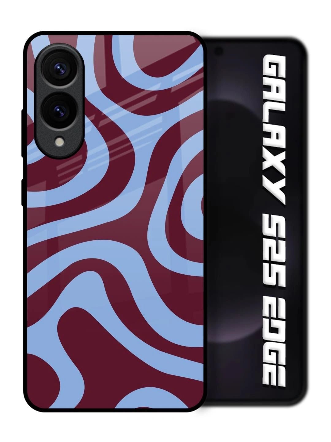 QRIOH Abstract Printed Samsung Galaxy S25 Edge 5G Back Case Mobile Accessories-picture-34