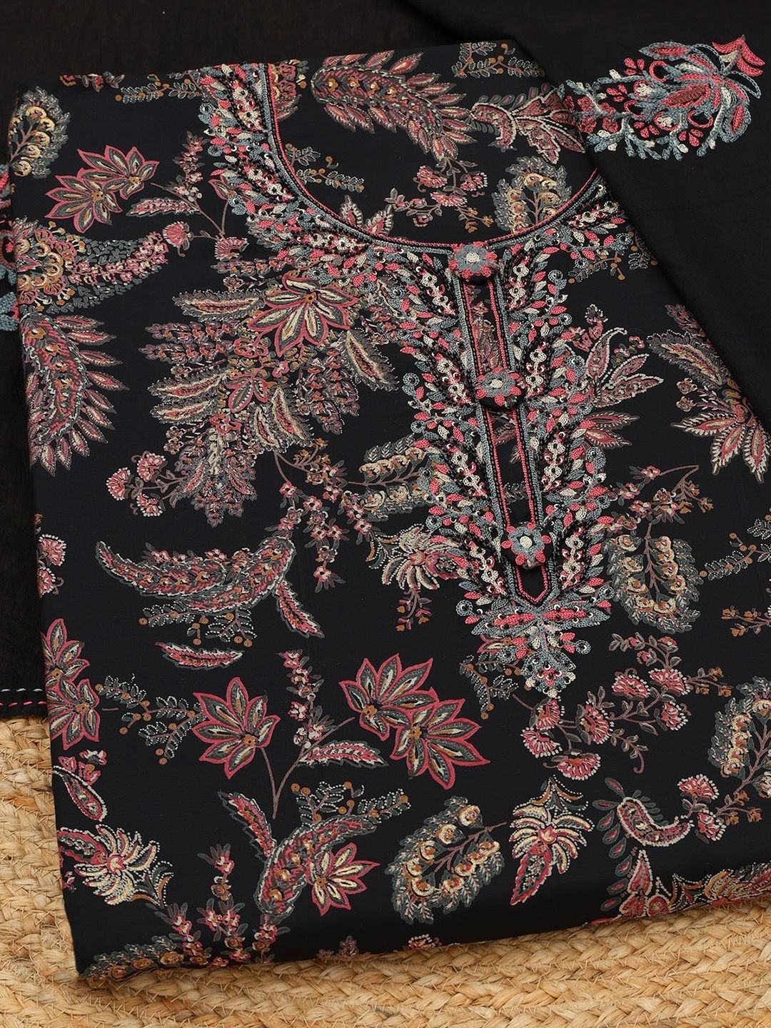 Soch Printed Unstitched Dress Material-picture-42