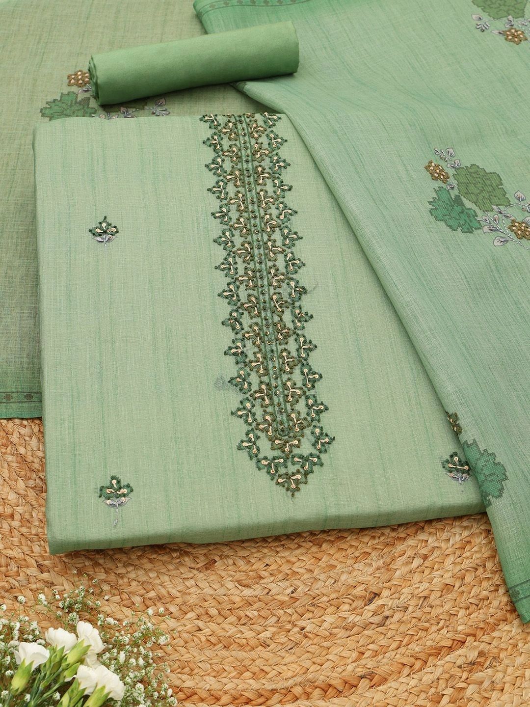 Soch Embroidered Linen Unstitched Dress Material-picture-37
