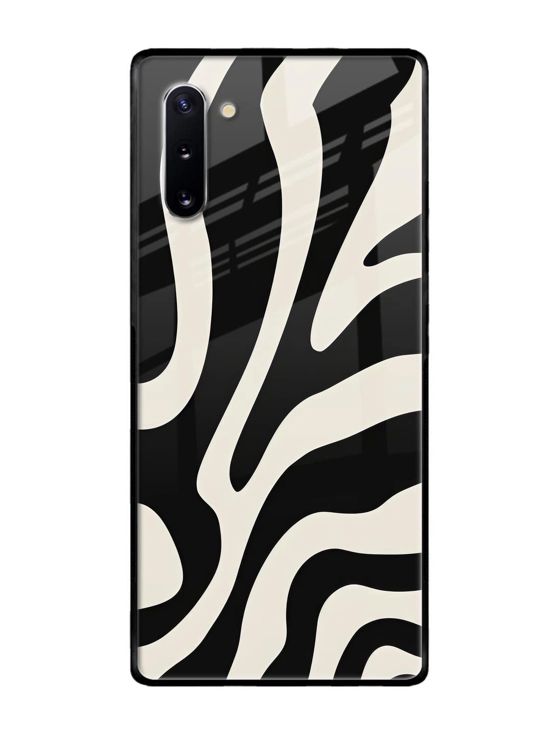 QRIOH Zebra Print Glass Mobile Backcase for Samsung Galaxy Note 10-picture-18