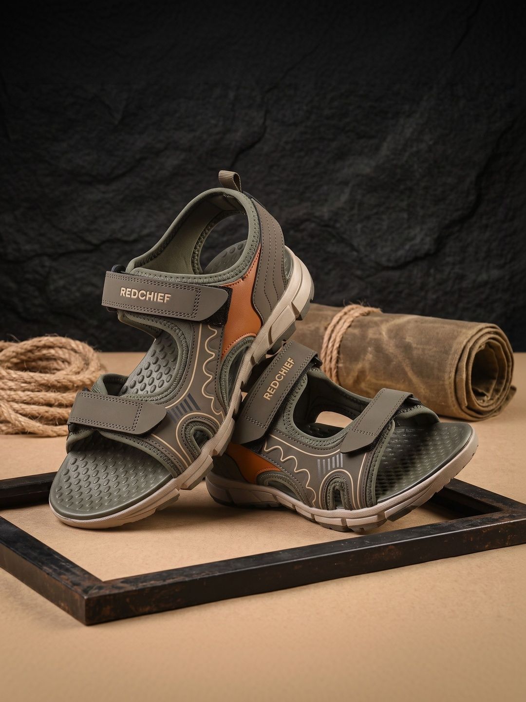 Red Chief Men PU Comfort Sandals-picture-24